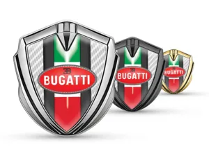 Bugatti Metall Emblem Abzeichen Pro Stil Edelstahl
